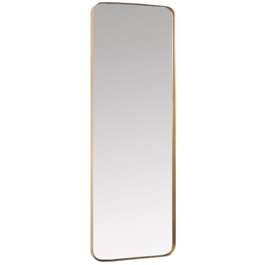 Zlaté kovové nástěnné zrcadlo Kave Home Marco 150