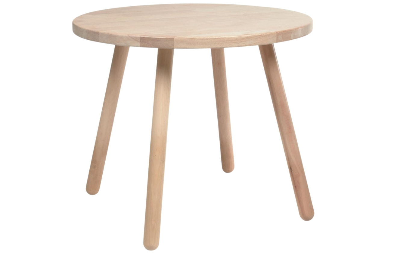 Dřevěný dětský stůl Kave Home Dilcia Ø 55 cm Kave Home
