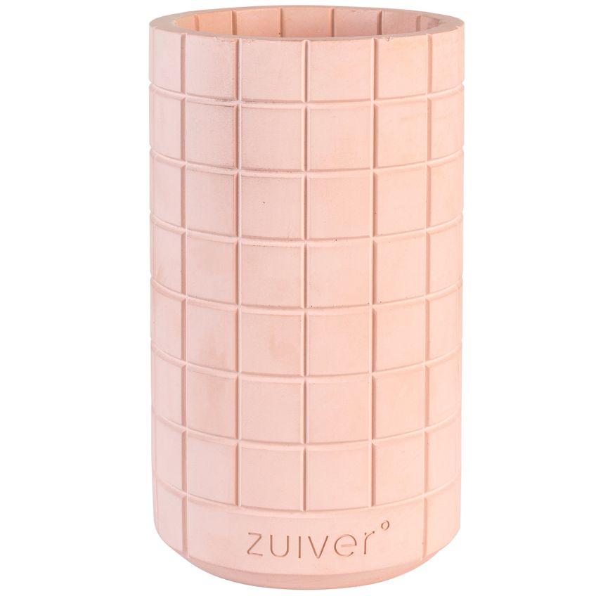 Růžová betonová váza ZUIVER FAJEN 26 cm Zuiver