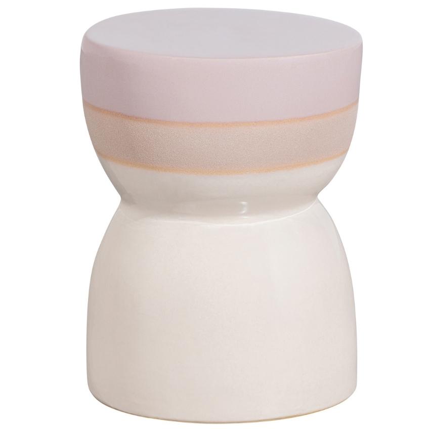Hoorns Béžová keramická stolička Mallow 43 cm Hoorns