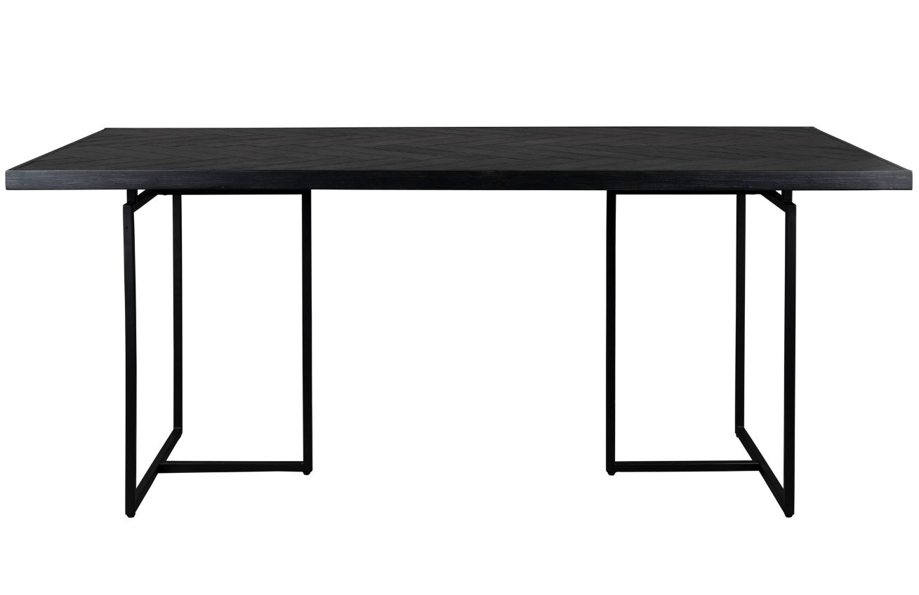 Černý dřevěný jídelní stůl DUTCHBONE Class 220 x 90 cm Dutchbone