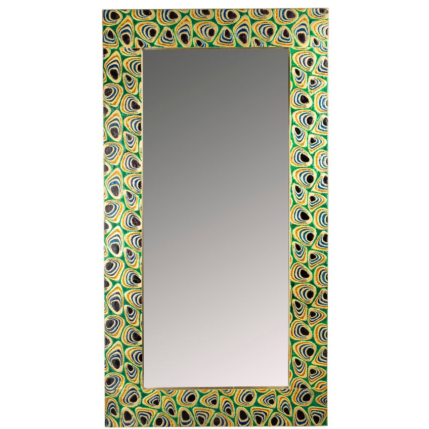 Pestrobarevné nástěnné zrcadlo DUTCHBONE Meena 110 x 60 cm Dutchbone