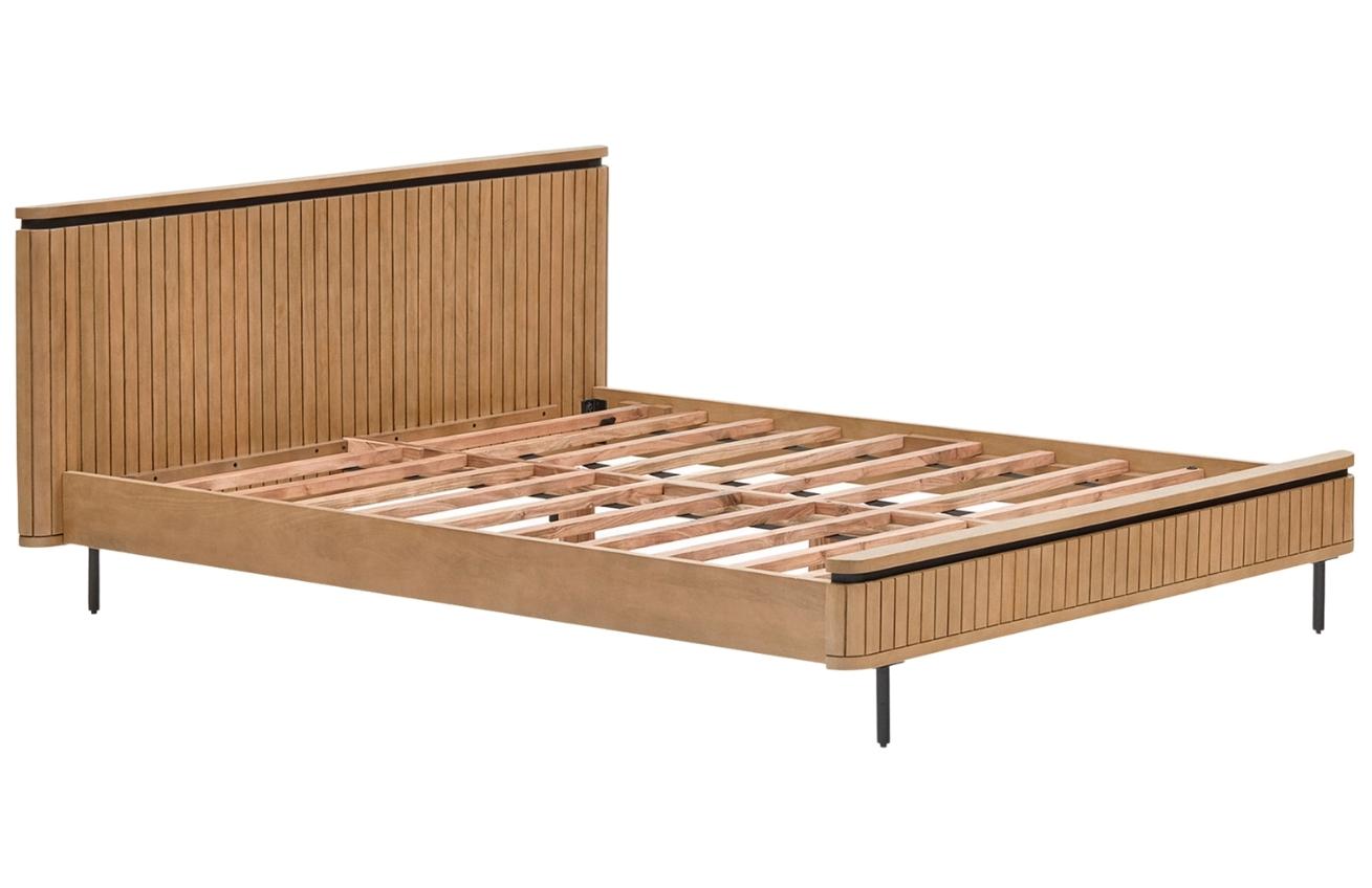 Dřevěná dvoulůžková postel Kave Home Licia 160 x 200 cm Kave Home