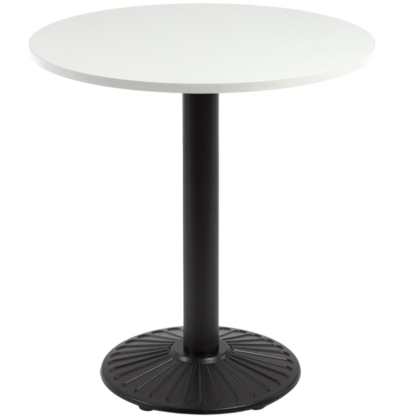 Bílý kulatý bistro stůl Kave Home Tiaret Ø 70 cm Kave Home