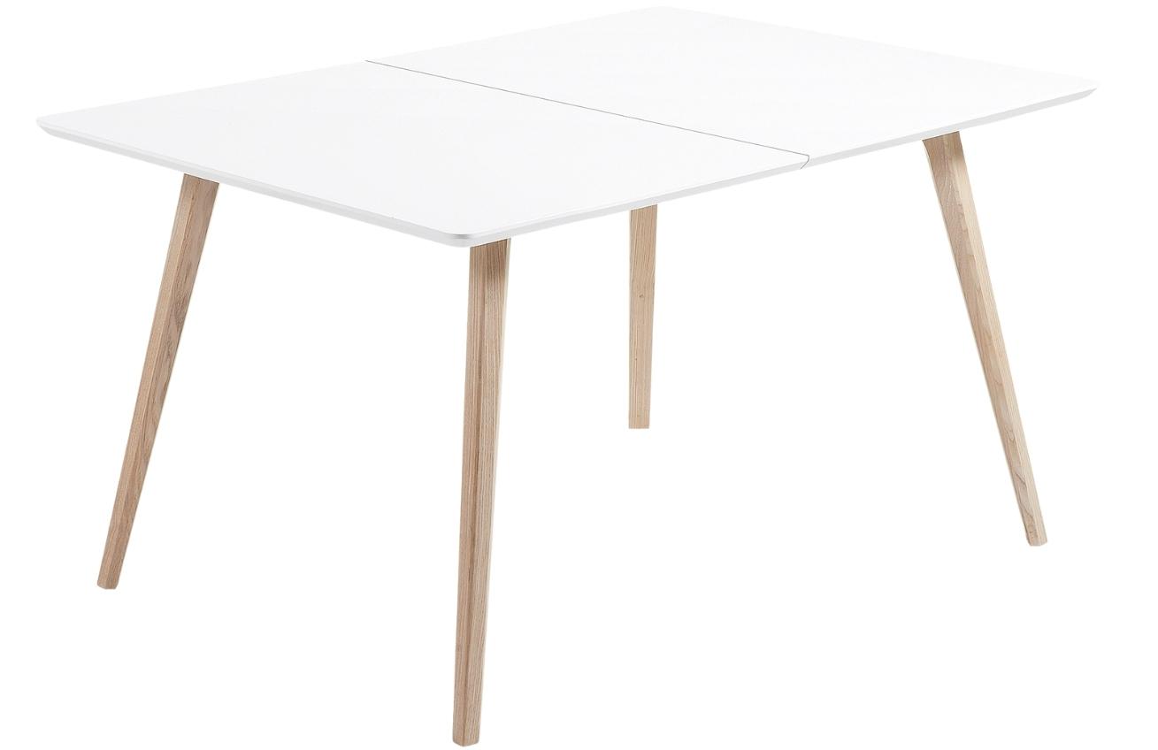 Bílý dřevěný stůl Kave Home Eunice 140/220 x 90 cm Kave Home