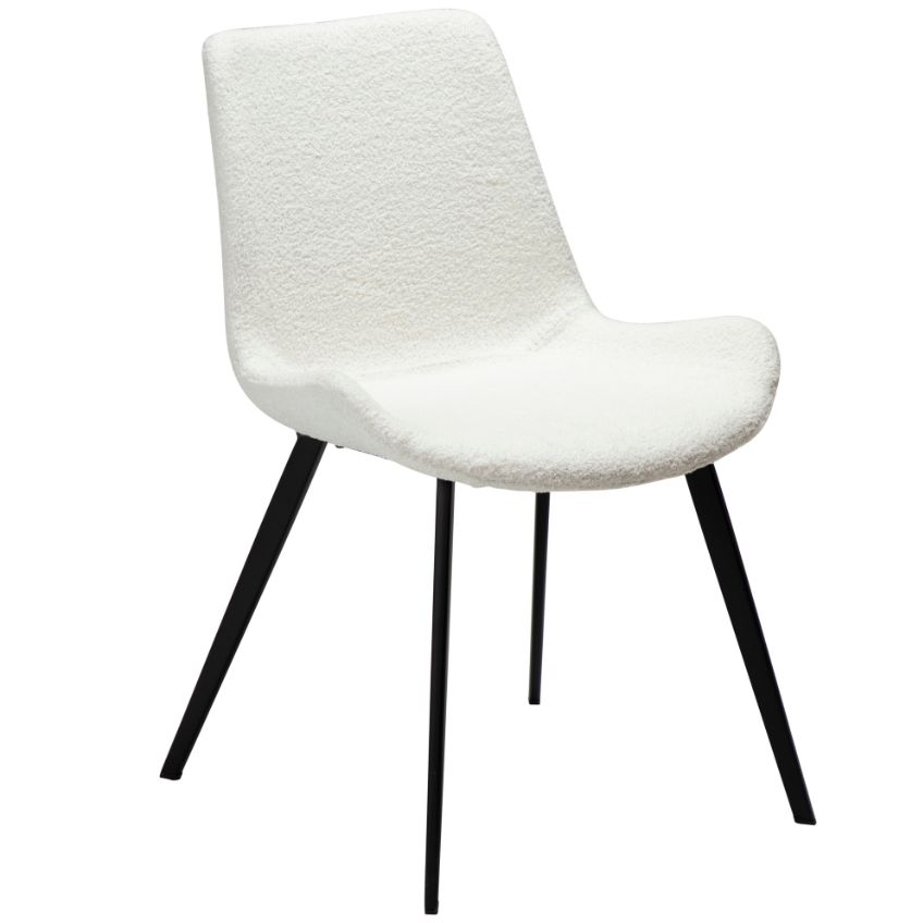 ​​​​​Dan-Form Bílá látková jídelní židle DAN-FORM Hype ​​​​​Dan-Form