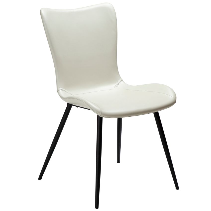 ​​​​​Dan-Form Krémově bílá koženková jídelní židle DAN-FORM Medusa ​​​​​Dan-Form