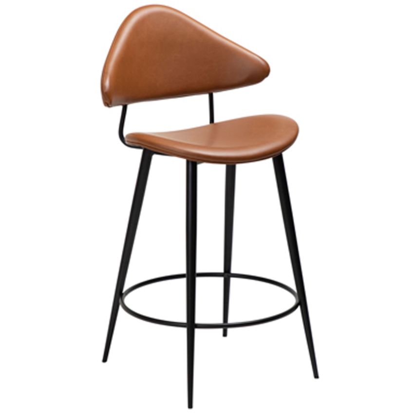​​​​​Dan-Form Hnědá koženková barová židle DAN-FORM Napoleon 67 cm ​​​​​Dan-Form
