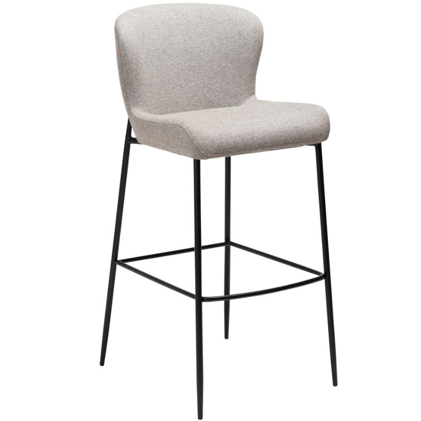 ​​​​​Dan-Form Béžová látková barová židle DAN-FORM Glam 78 cm ​​​​​Dan-Form