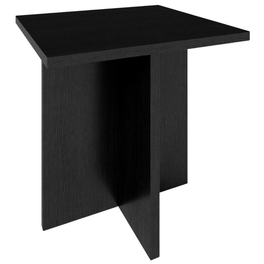 Černý dubový konferenční stolek MOJO MINIMAL 45 x 40 cm Mojo