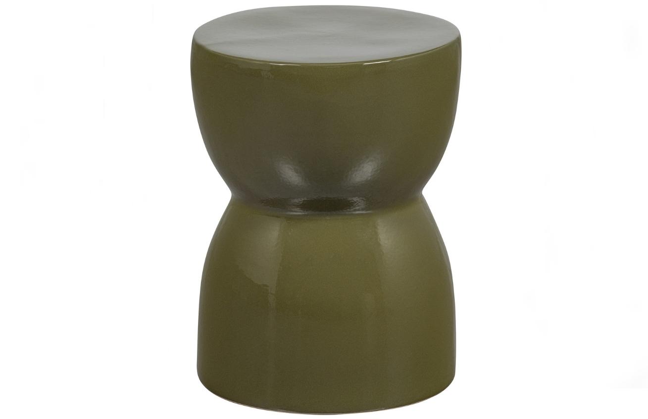 Hoorns Zelená keramická stolička Luby 45 cm Hoorns