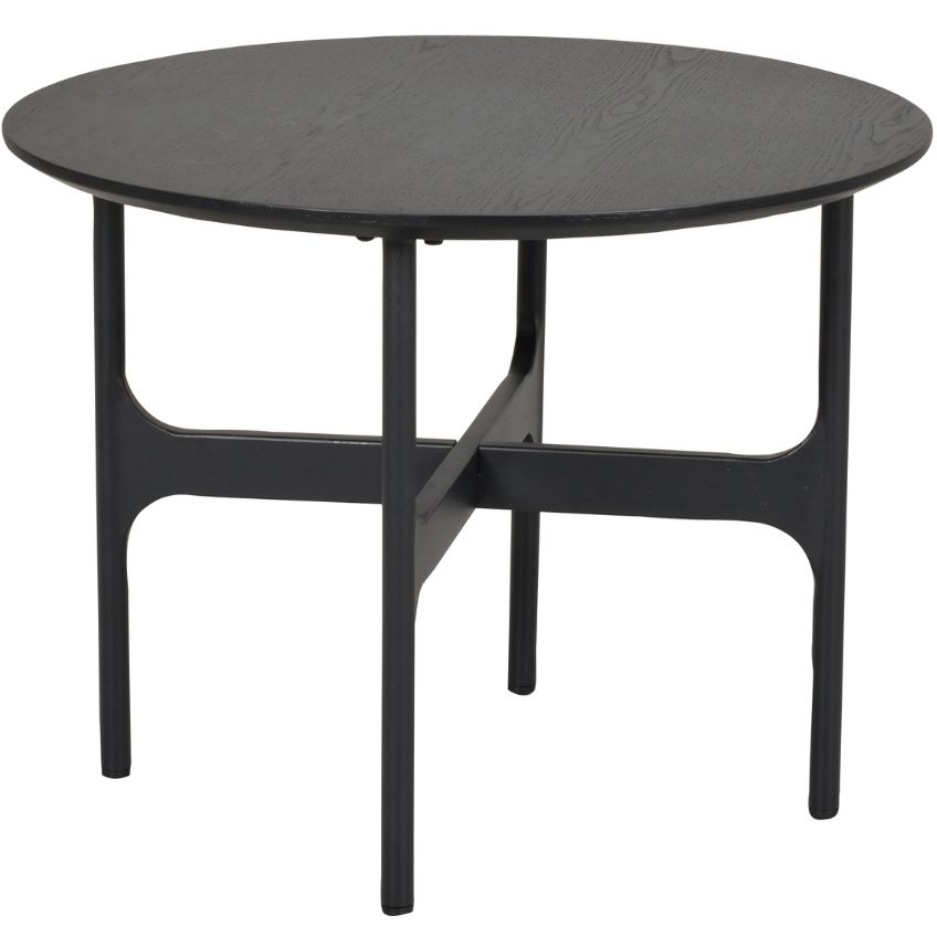 Černý dřevěný konferenční stolek ROWICO COLTON 55 cm Rowico