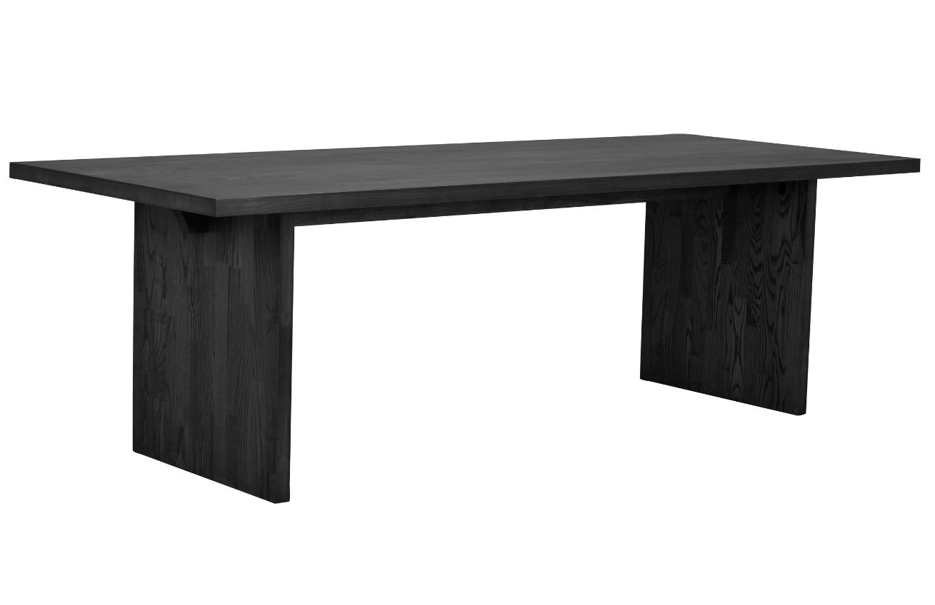 Černý dřevěný jídelní stůl ROWICO EMMETT 240 x 95 cm Rowico