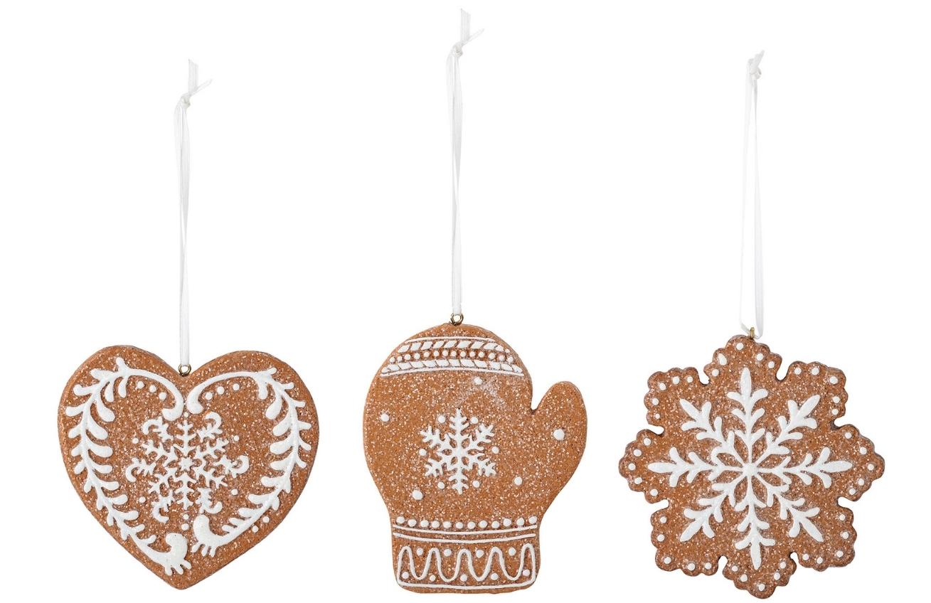 Set tří vánočních ozdob Bloomingville Pearl Ornaments 10 cm Bloomingville