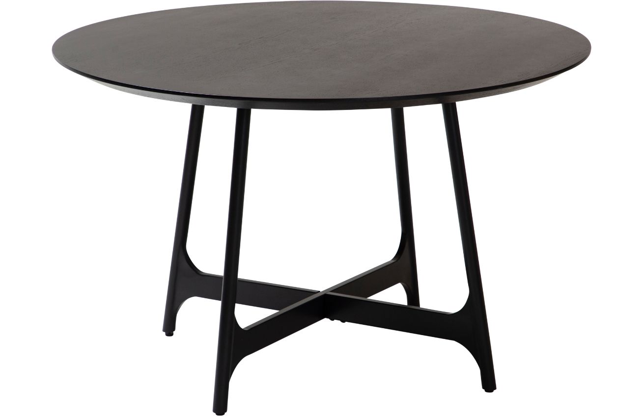 ​​​​​Dan-Form Černý dřevěný jídelní stůl DAN-FORM Ooid 120 cm ​​​​​Dan-Form