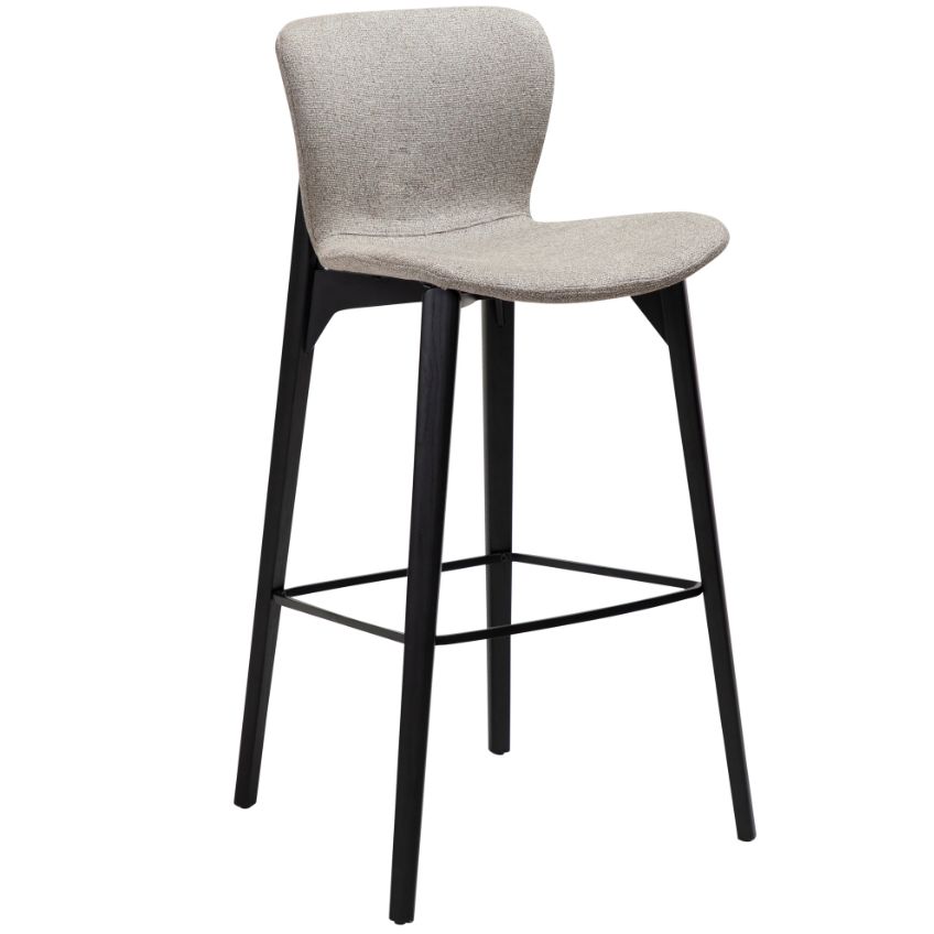 ​​​​​Dan-Form Béžová látková barová židle DAN-FORM Paragon 77 cm ​​​​​Dan-Form