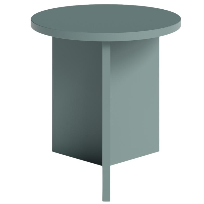 Zelený kulatý konferenční stolek MOJO MINIMAL 39
