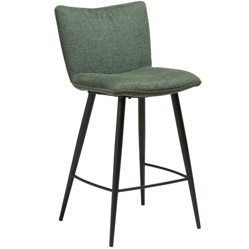 ​​​​​Dan-Form Zelená látková barová židle DAN-FORM Join 67 cm ​​​​​Dan-Form