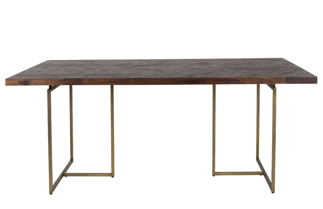 Hnědý dřevěný jídelní stůl DUTCHBONE Class 180 x 90 cm Dutchbone