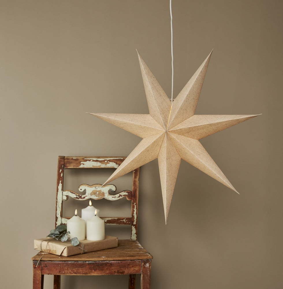 Béžová vánoční světelná dekorace ø 60 cm Cotton - Star Trading Star Trading