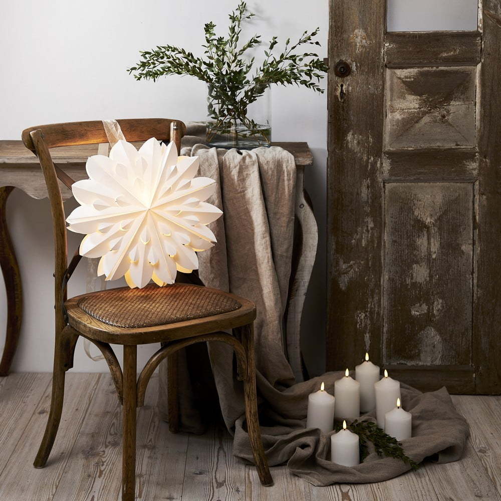 Bílá vánoční světelná dekorace ø 40 cm Clipp - Star Trading Star Trading