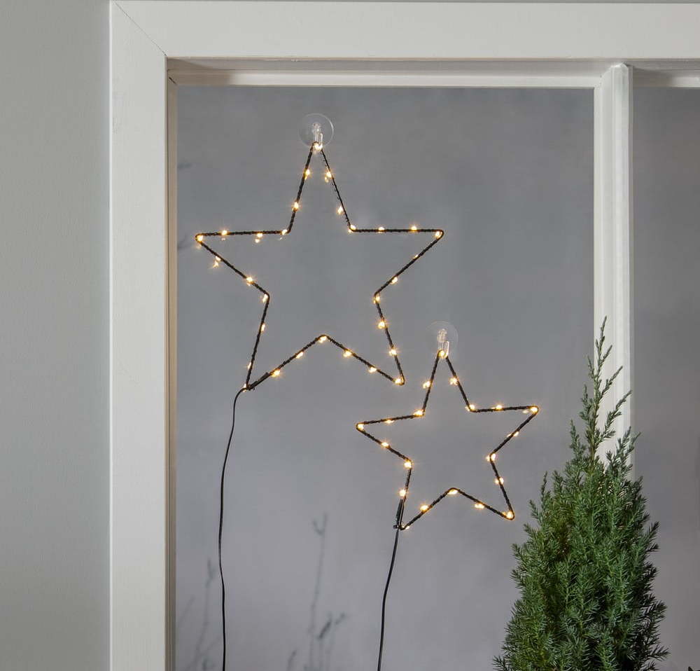 Černá vánoční světelná dekorace Stella - Star Trading Star Trading