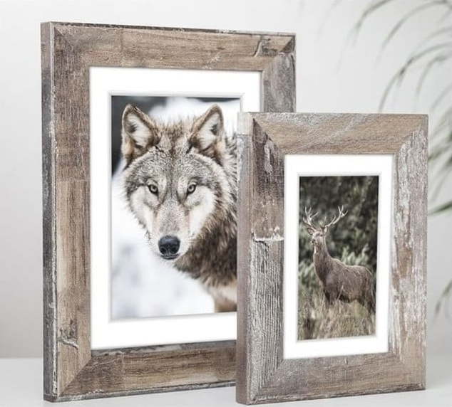 Hnědý rámeček na fotografii Styler Bergen Shabby