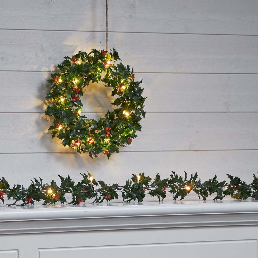 Světelný věnec Holly - Star Trading Star Trading