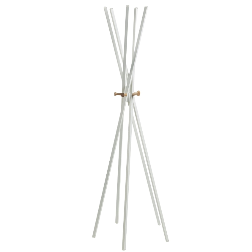 Bílý kovový věšák Kave Home Chelsey 170 cm Kave Home