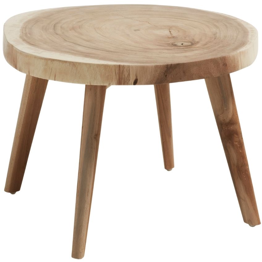 Masivní dřevěný konferenční stolek Kave Home Wellcres 65 cm Kave Home