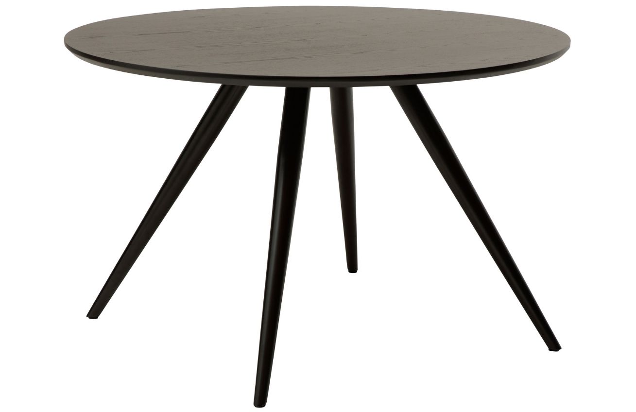 ​​​​​Dan-Form Černý dřevěný kulatý jídelní stůl DAN-FORM Eclipse 120 cm ​​​​​Dan-Form