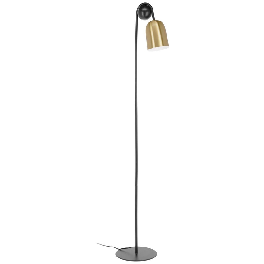 Zlatá kovová stojací lampa Kave Home Natsumi 180 cm Kave Home