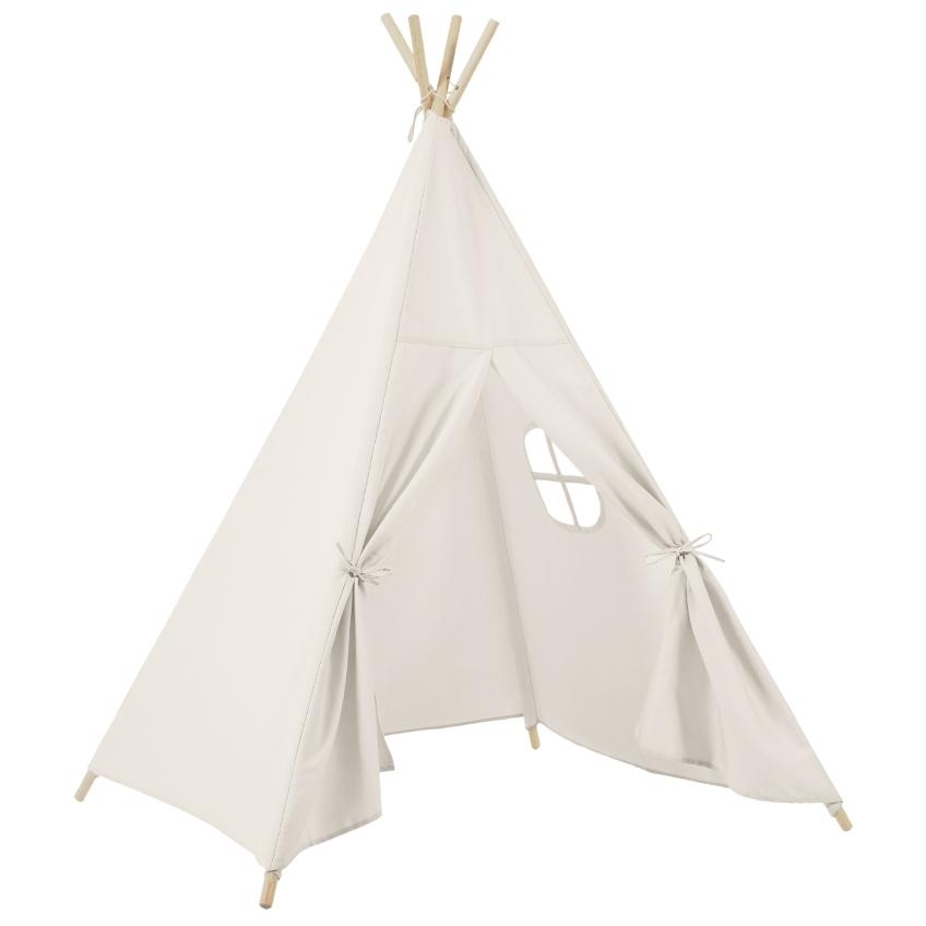 Bílý dětský teepee stan Kave Home Darlyn 162 x 110 cm Kave Home