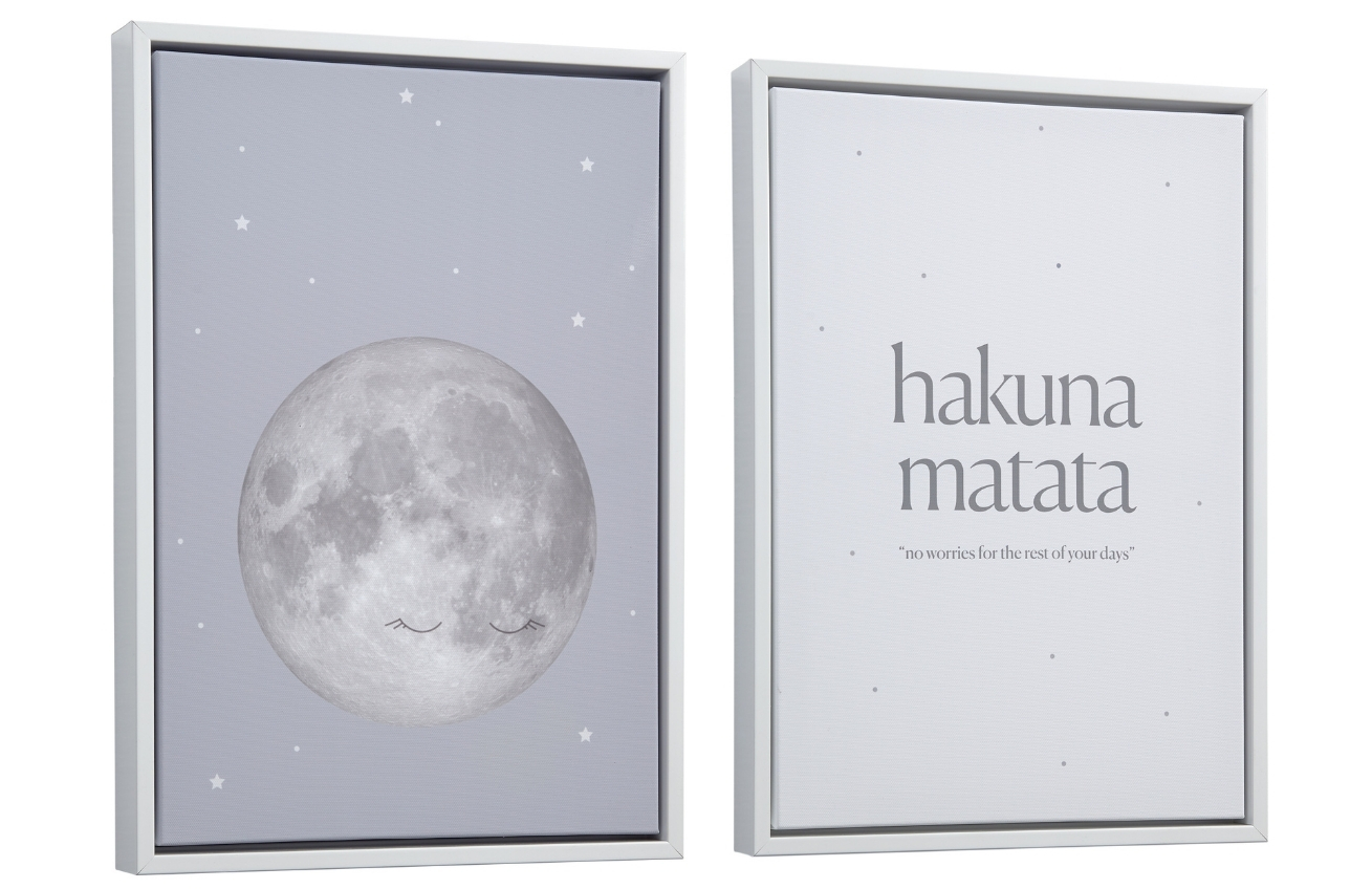 Set dvou obrazů Kave Home Ludmila 42 x 30 cm Kave Home