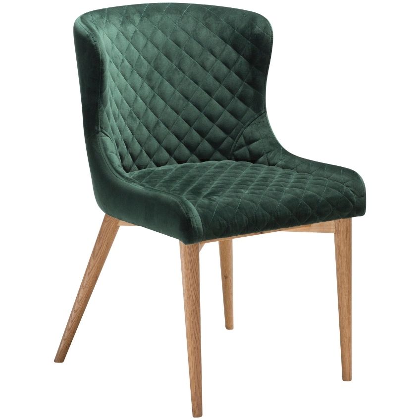 ​​​​​Dan-Form Smaragdově zelená sametová jídelní židle DAN-FORM Vetro ​​​​​Dan-Form
