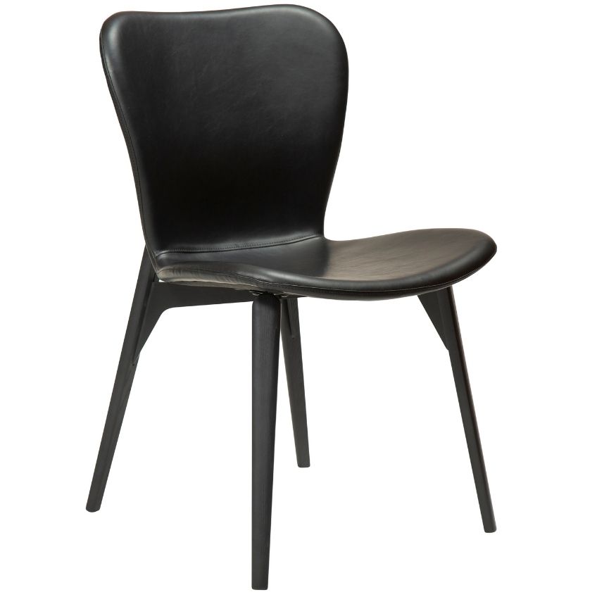 ​​​​​Dan-Form Černá koženková jídelní židle DAN-FORM Paragon ​​​​​Dan-Form