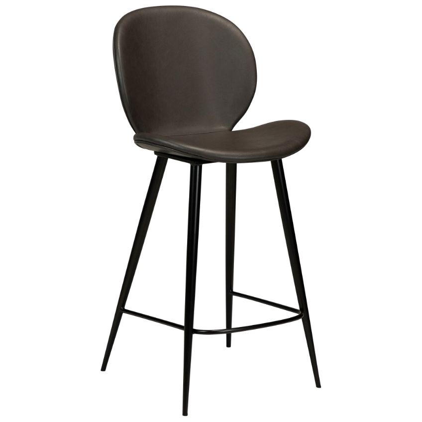 ​​​​​Dan-Form Šedá koženková barová židle židle DAN-FORM Cloud 67 cm ​​​​​Dan-Form