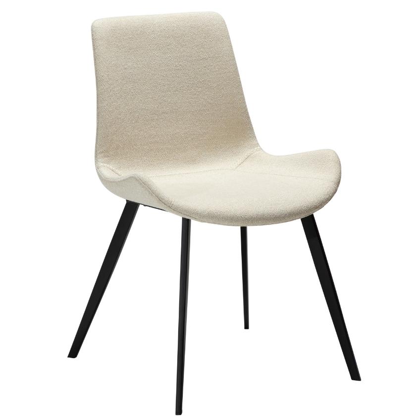 ​​​​​Dan-Form Krémově bílá látková jídelní židle DAN-FORM Hype ​​​​​Dan-Form