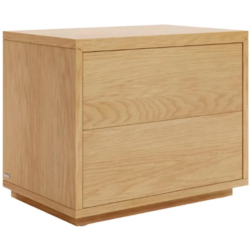 Kave Home Dubový noční stolek Abilen 53 x 36 cm