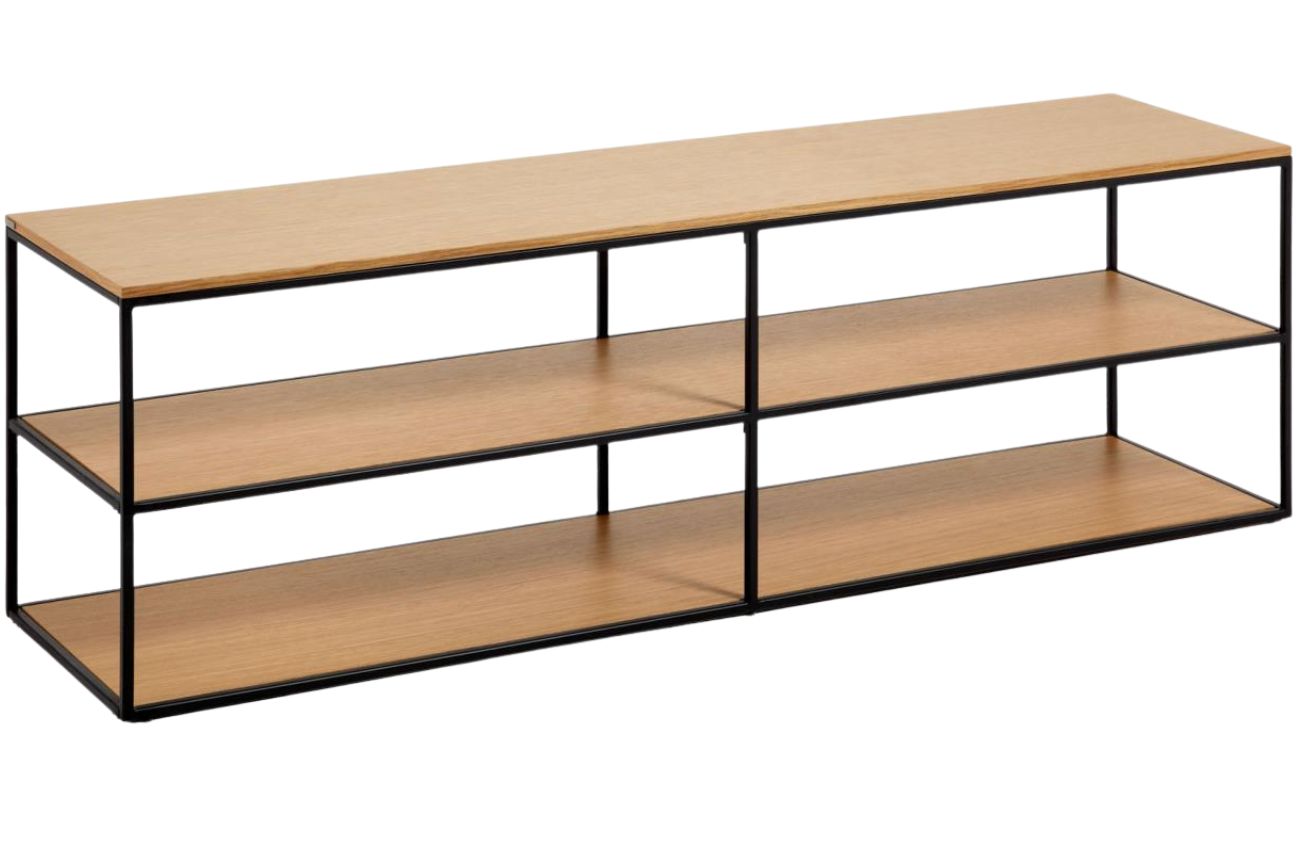 Dubový TV stolek Kave Home Yoana 160 x 40 cm Kave Home