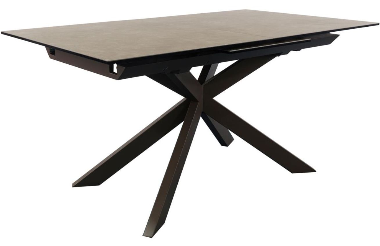 Hnědý keramický rozkládací jídelní stůl Kave Home Atminda 160/210 x 90 cm Kave Home