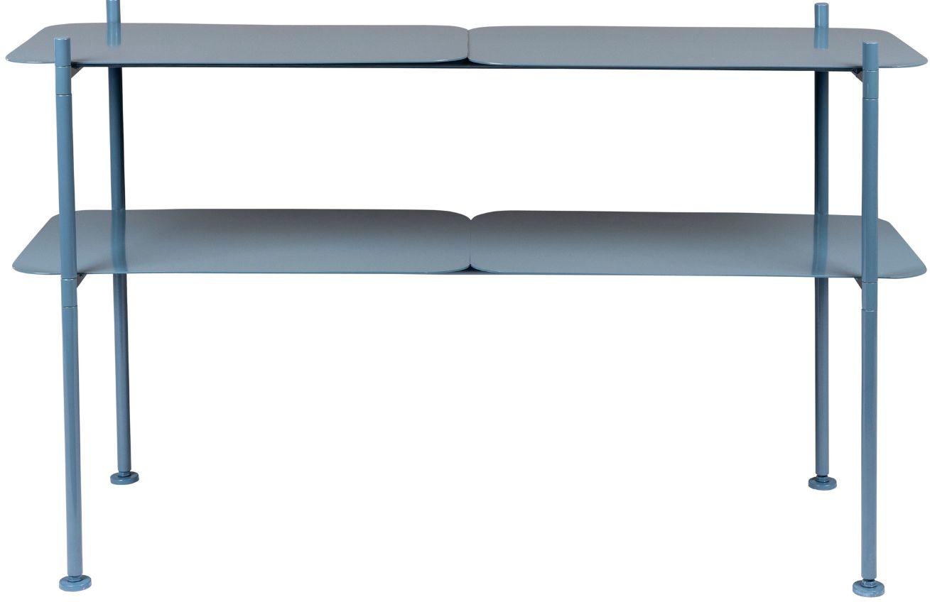 Modrý kovový modulární regál ZUIVER RIVER 100 x 35 cm Zuiver