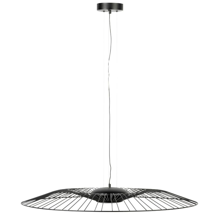 Černé kovové závěsné LED světlo ZUIVER SPIDER 90 cm Zuiver
