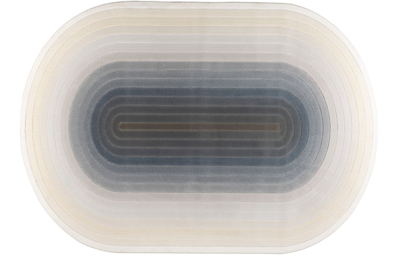 Modro bílý koberec ZUIVER OLYMPIC 160 x 230 cm Zuiver