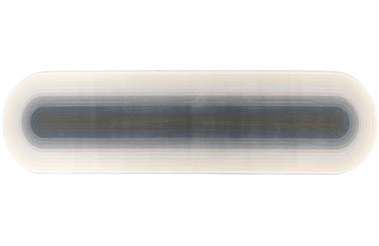 Modro bílý koberec ZUIVER OLYMPIC 67 x 245 cm Zuiver