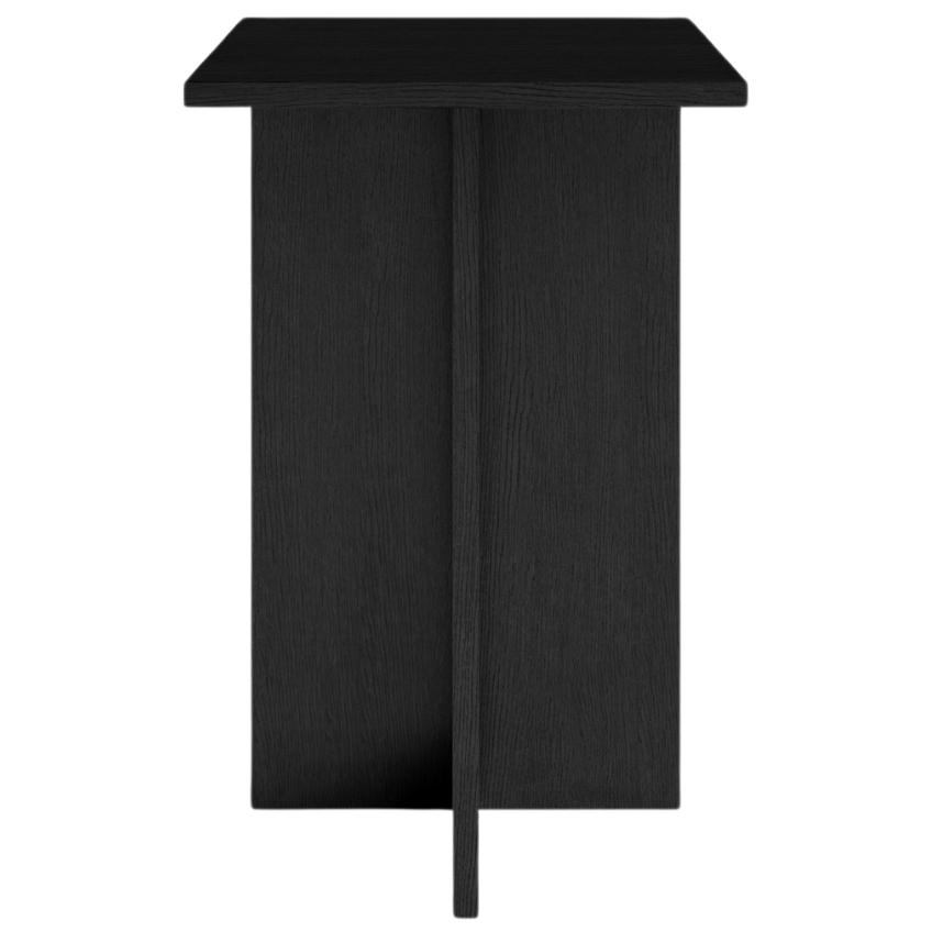 Černý dubový vysoký odkládací stolek MOJO MINIMAL 39