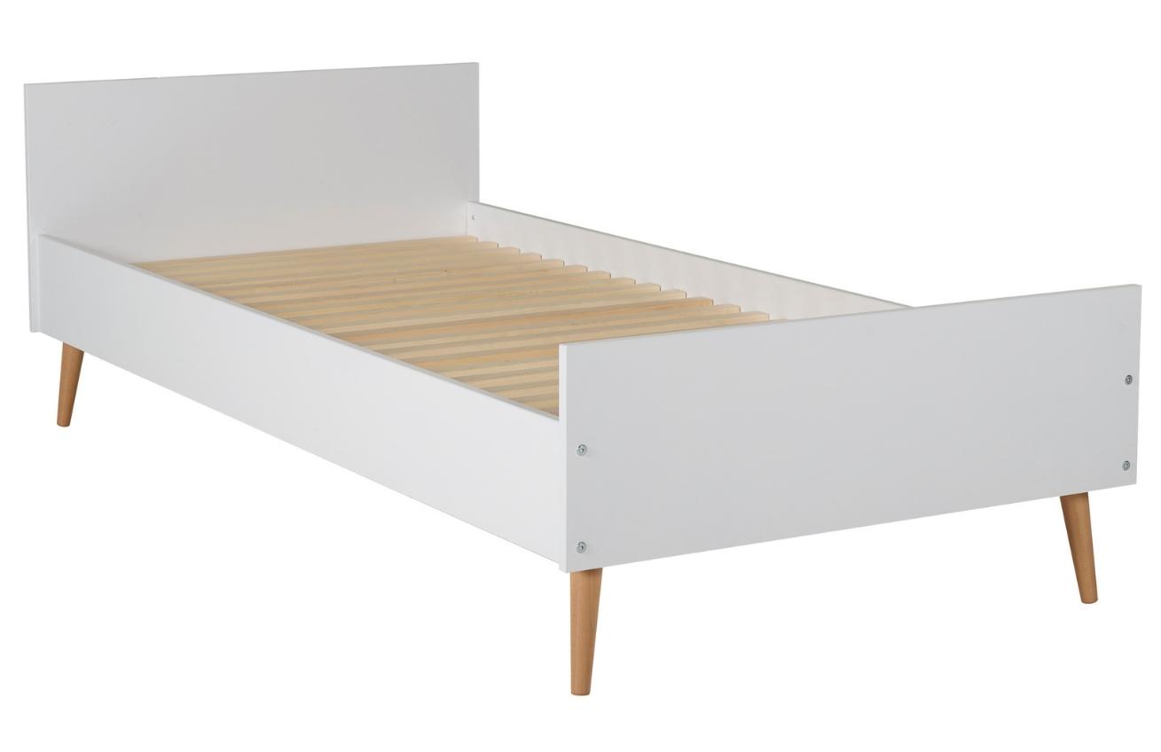 Bílá dětská postel Quax Flow 200 x 90 cm Quax