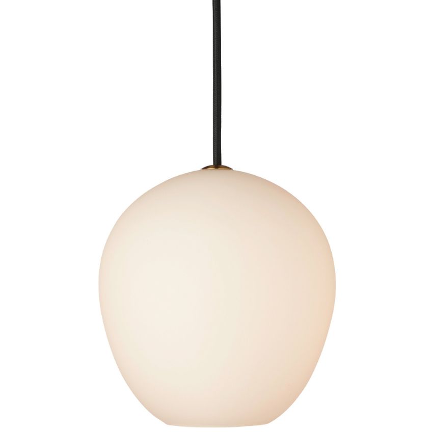 Opálově bílé skleněné závěsné světlo Halo Design Wrong 20 cm Halo Design
