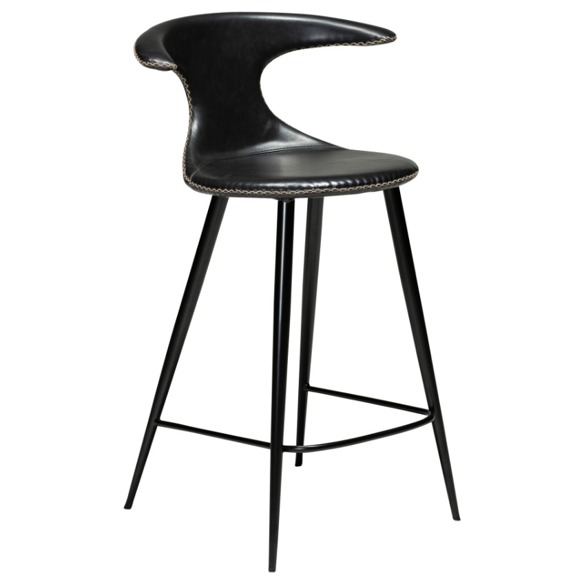 ​​​​​Dan-Form Vintage černá barová židle DAN-FORM Flair 65 cm ​​​​​Dan-Form