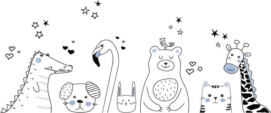 Dětská nástěnná samolepka Ambiance Sleep Watchers